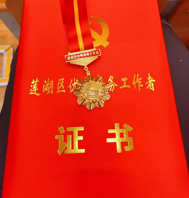 喜报 | 集团党支部书记、工会主席石林荣获莲湖区